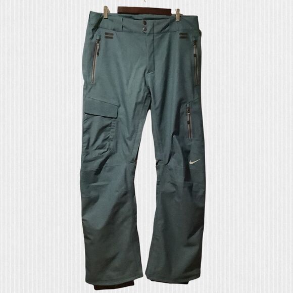 Nike Teal Blue Snowboard Ski Pants Large - Picture 1 of 16